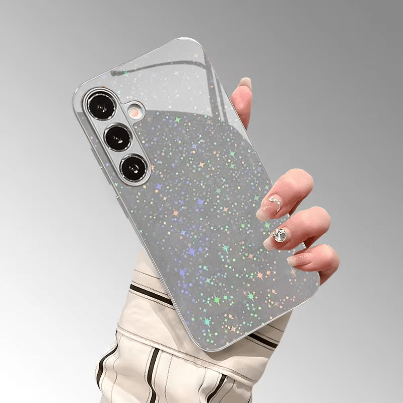 Custom Night Sky - Étui de téléphone en verre électroplaqué