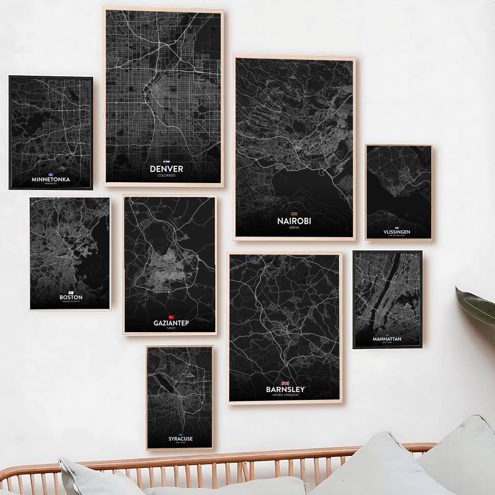 Custom Map Poster - Affiche de carte de ville personnalisée