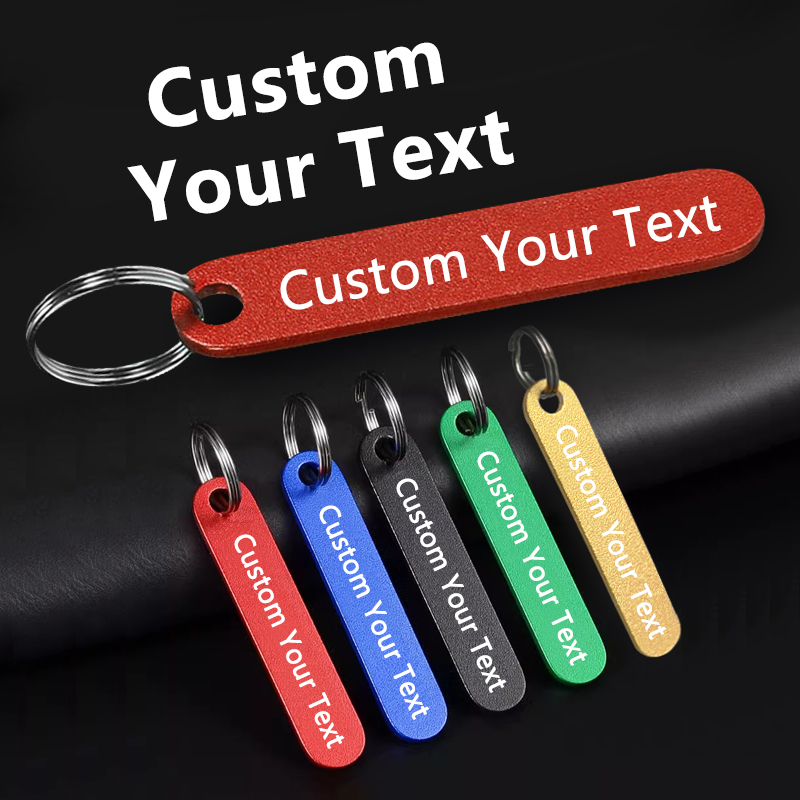 Initial Ring Custom - Porte-clés personnalisé en acier inoxydable, 1