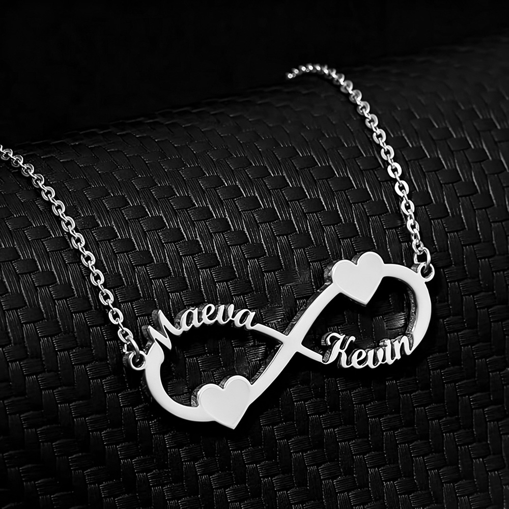 Name Necklace Custom - Collier avec nom personnalisé, pendentif en