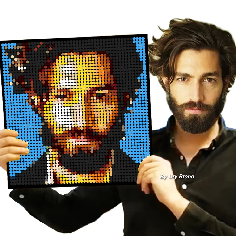 Pet Portrait Custom - Peinture Mosaïque Pixel Art Personnalisée :