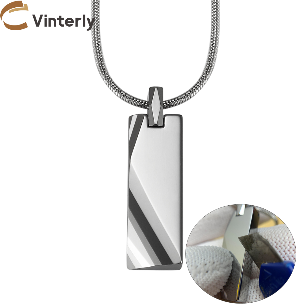 Name Necklace Custom - Collier en Carbure de Tungstène pour