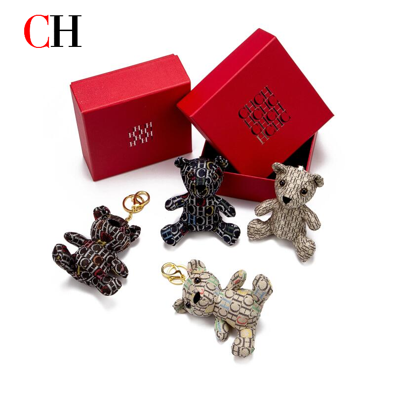 Porte-clés en peluche CH Bear, - Monogram Keychain Leather avis et prix
