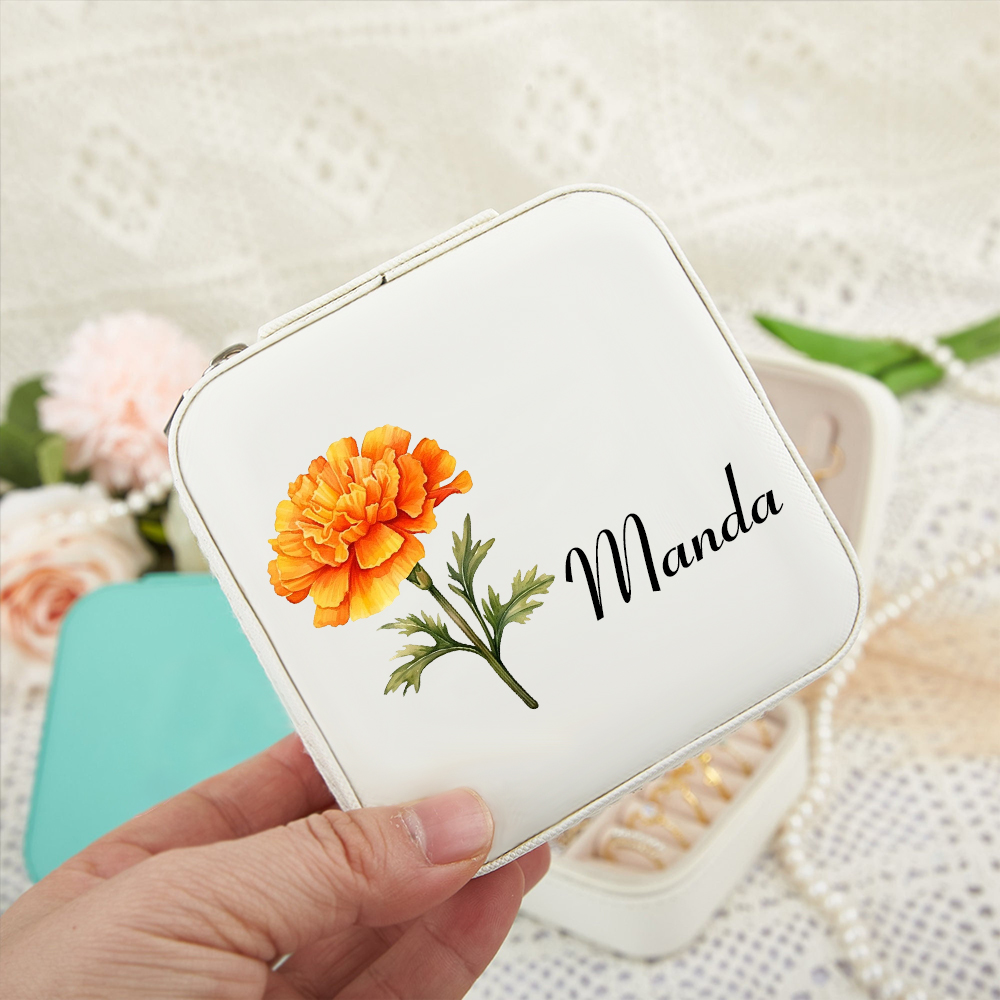 Boîte à bijoux personnalisée a - Personalized Name Box avis et prix