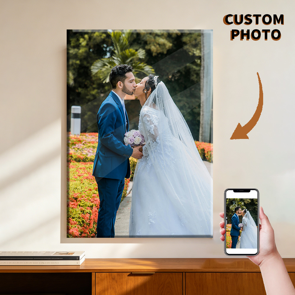 1 photo personnalisée sur toil - Engraved Wood Frame avis et prix