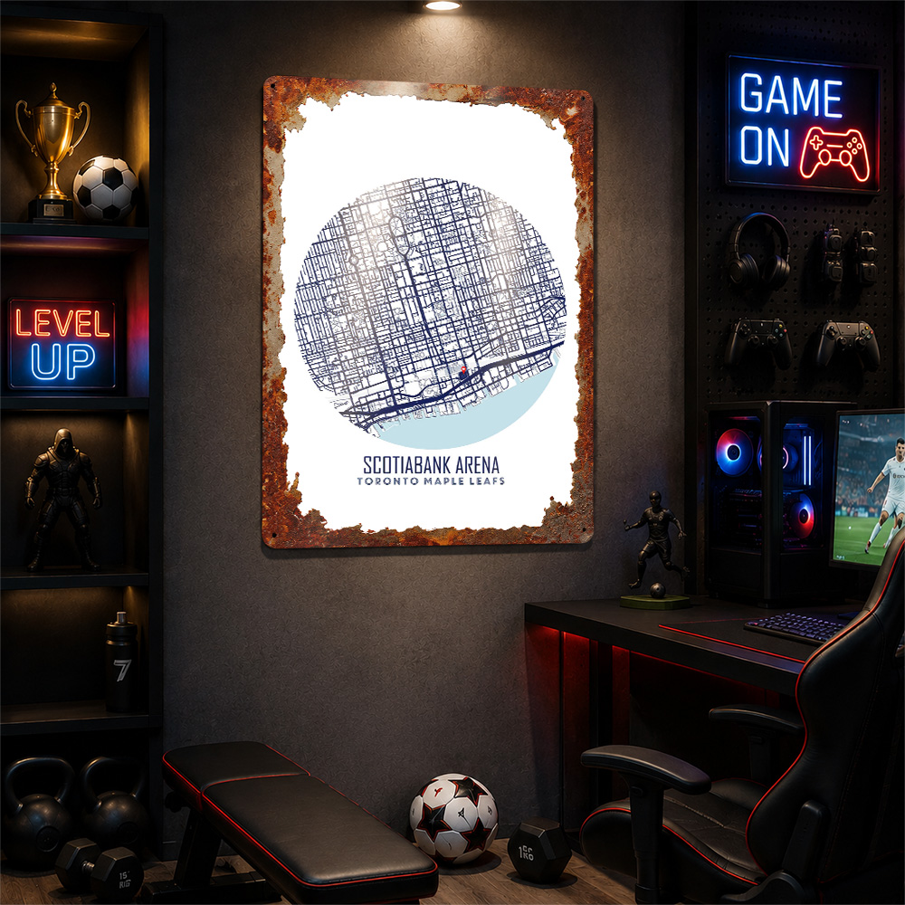 Affiche métallique de l'arena  - Custom Map Poster avis et prix