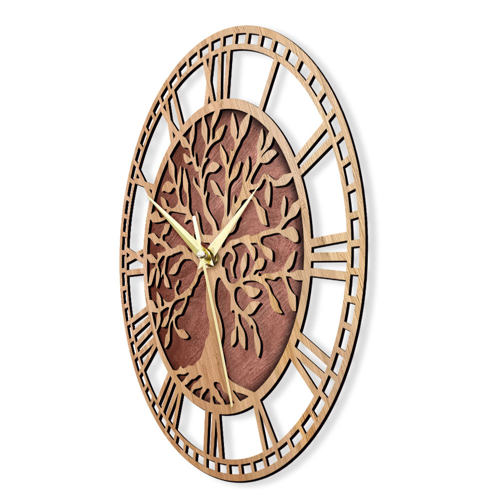Arbre de vie horloge murale en - Family Tree Print avis et prix