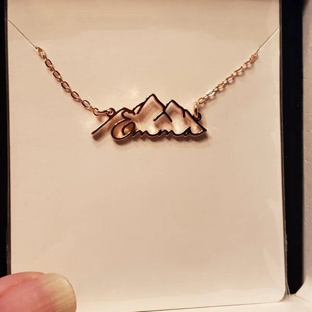 Collier avec nom personnalisé, - Birth Flower Necklace avis et prix