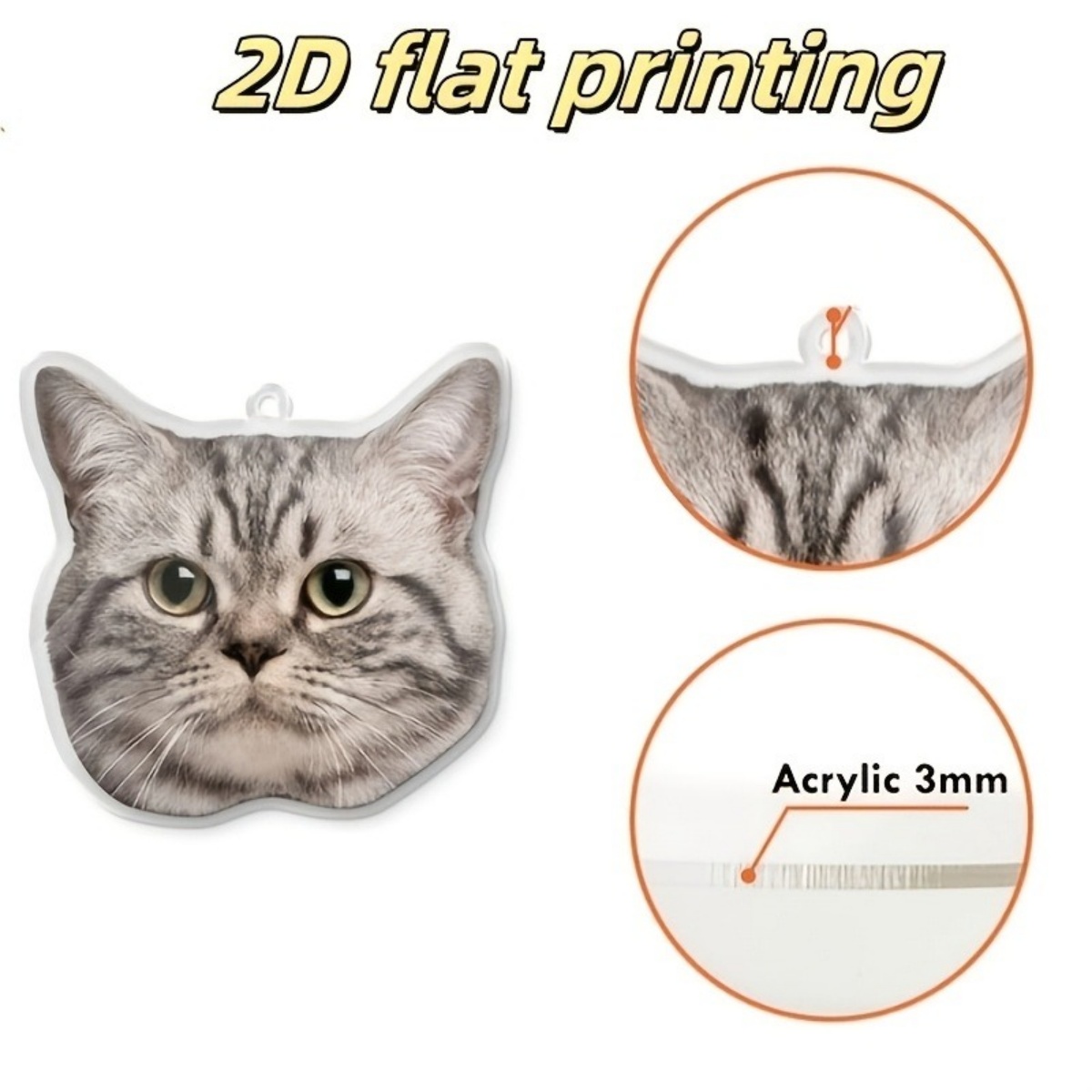 Porte-clés photo personnalisé  - Pet Portrait Custom avis et prix