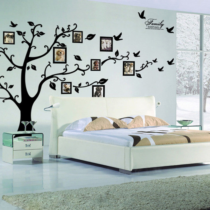 Grand autocollant mural en PVC - Family Tree Print avis et prix