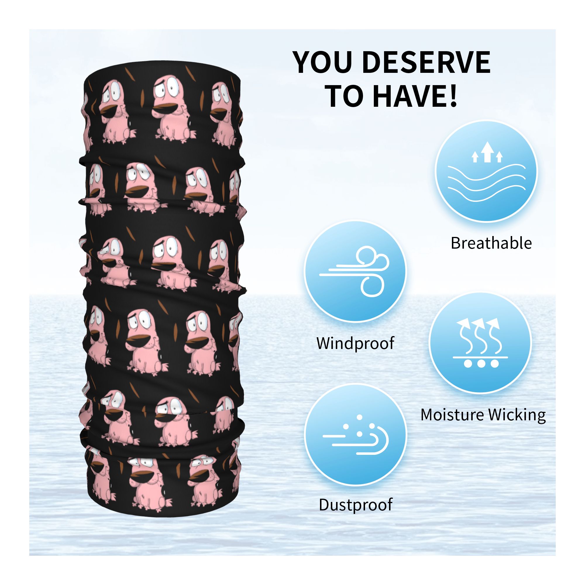 Cache-cou et Bandeau d'Hiver P - Pet Portrait Custom avis et prix