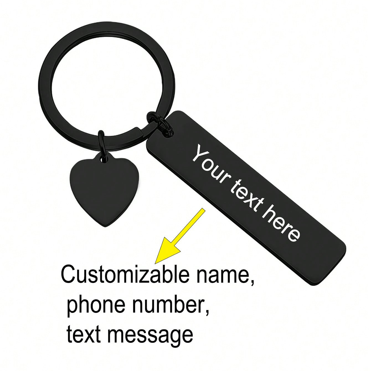 Porte-clés personnalisé avec t - Initial Ring Custom avis et prix