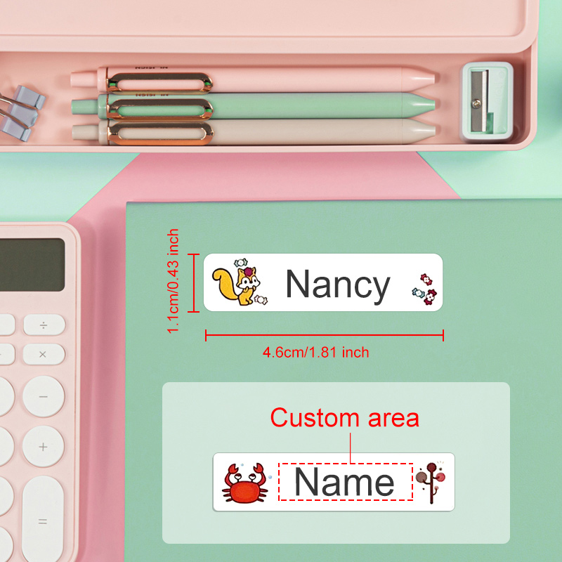 Autocollants personnalisés ave - Personalized Name Box avis et prix