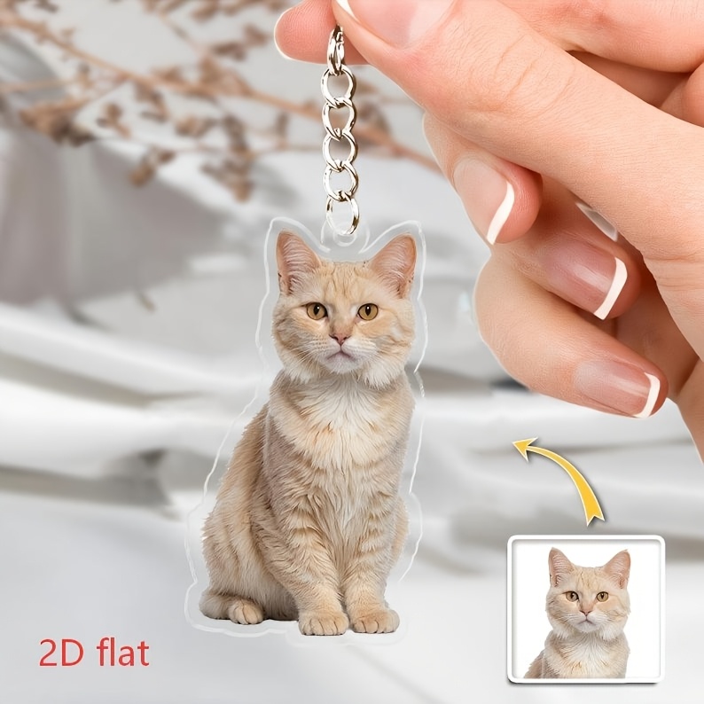 Porte-clés personnalisé en acr - Pet Portrait Custom avis et prix