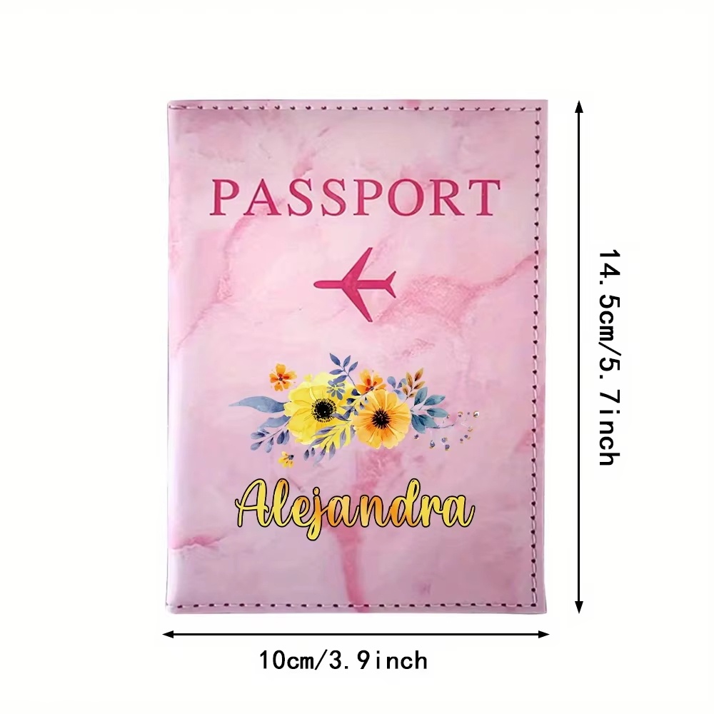 Porte-passeport en cuir synthé - Personalized Name Box avis et prix