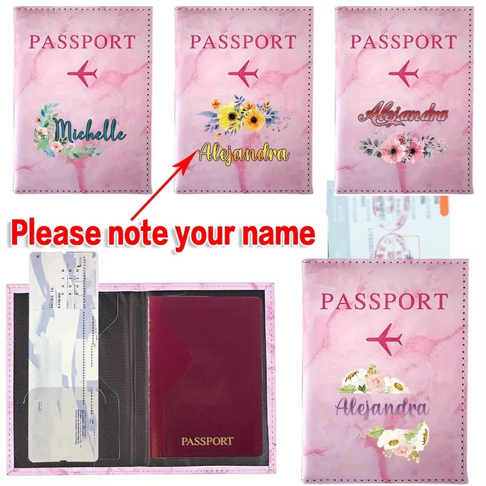Porte-passeport en cuir synthé - Personalized Name Box avis et prix