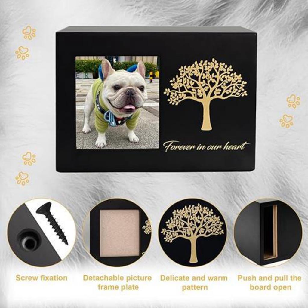 Urne funéraire pour chiens ave - Engraved Wood Frame avis et prix