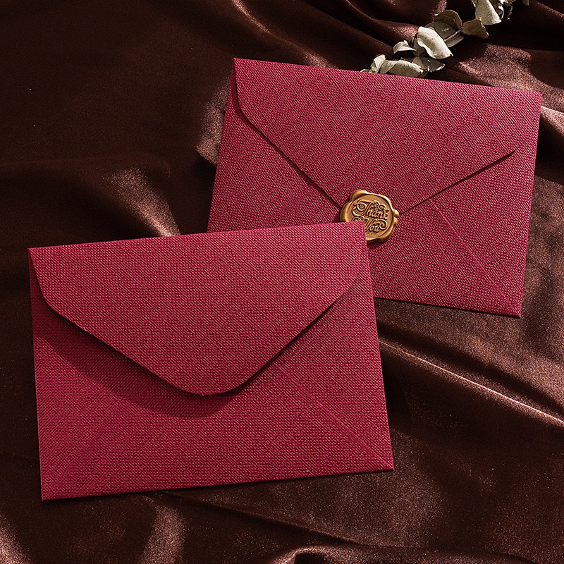 Enveloppe à motif rétro en lin - Wax Seal Letter Kit avis et prix