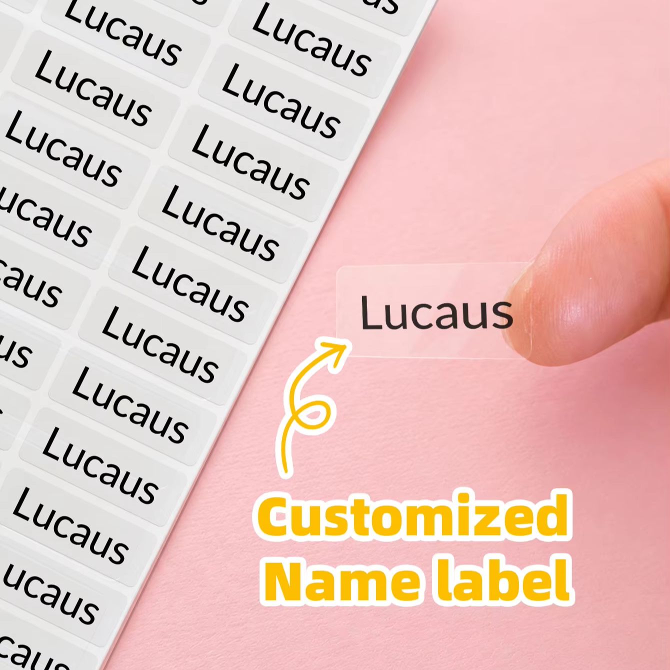 Autocollants personnalisés ave - Personalized Name Box avis et prix