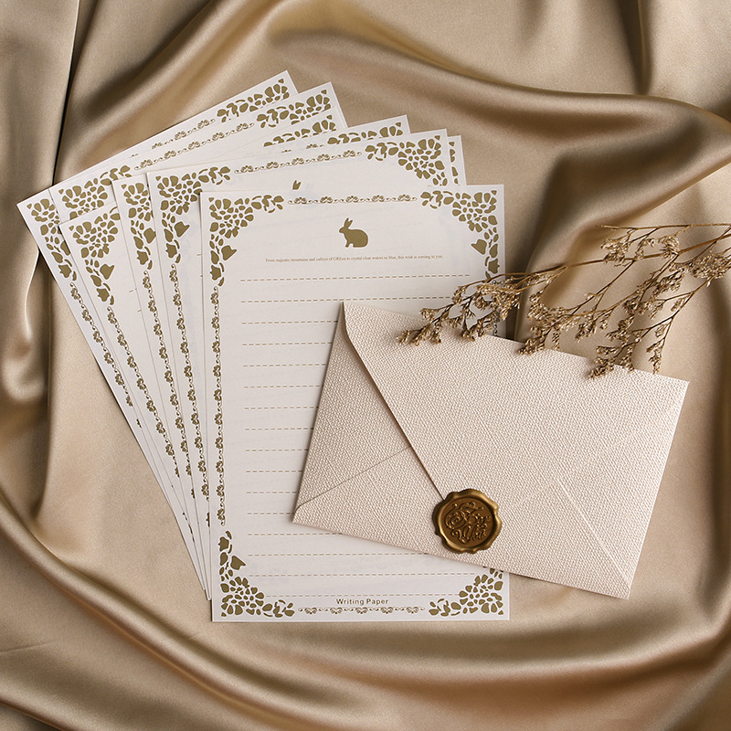 Ensemble de 10 enveloppes en p - Wax Seal Letter Kit avis et prix