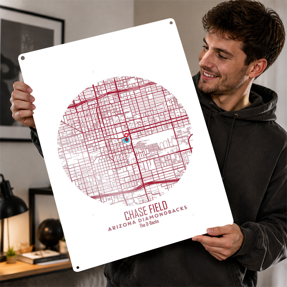 Affiche métallique personnalis - Custom Map Poster avis et prix