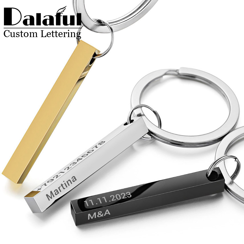 Personnaliser porte-clés barre - Initial Ring Custom avis et prix