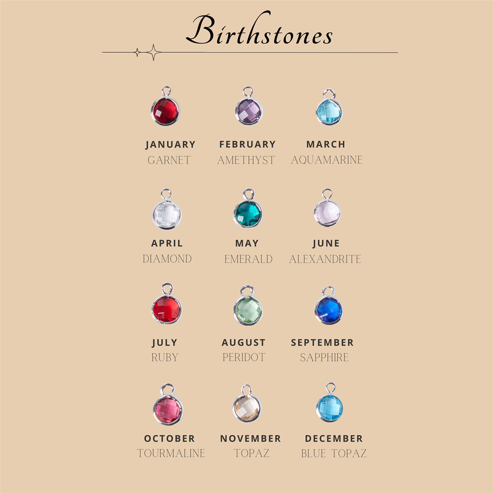 Collier à breloques personnali - Birth Flower Necklace avis et prix