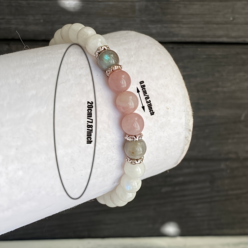 1 pièce/pierre de lune, Labrad - Coordinates Bracelet avis et prix